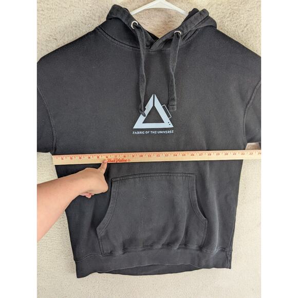 Fabric of the Universe Hoodie Sweatshirt Mens Large Black Cyber Core Y-82 - Picture 8 of 16